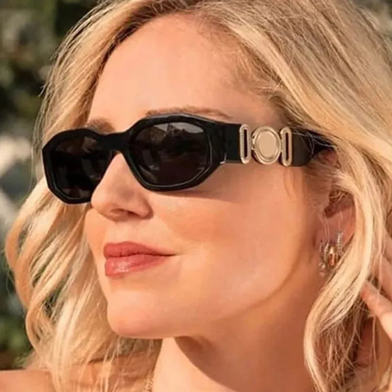 Retro UV400 Rectangle Sunglasses for Men & Women