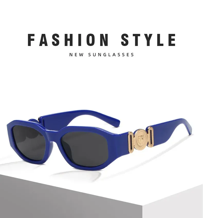Retro UV400 Rectangle Sunglasses for Men & Women