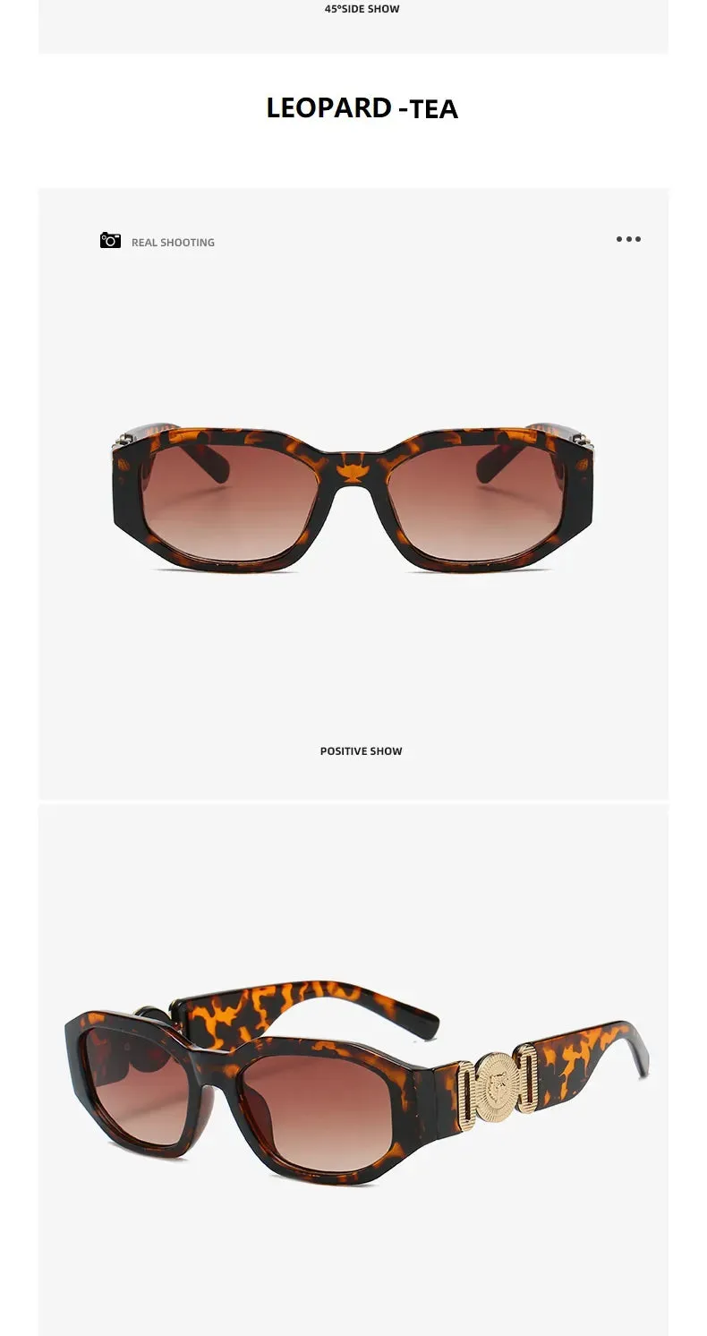 Retro UV400 Rectangle Sunglasses for Men & Women