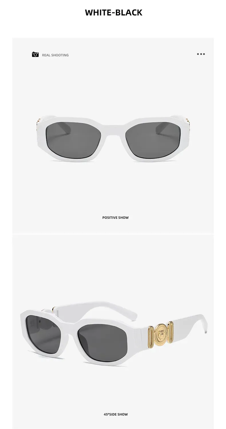 Retro UV400 Rectangle Sunglasses for Men & Women