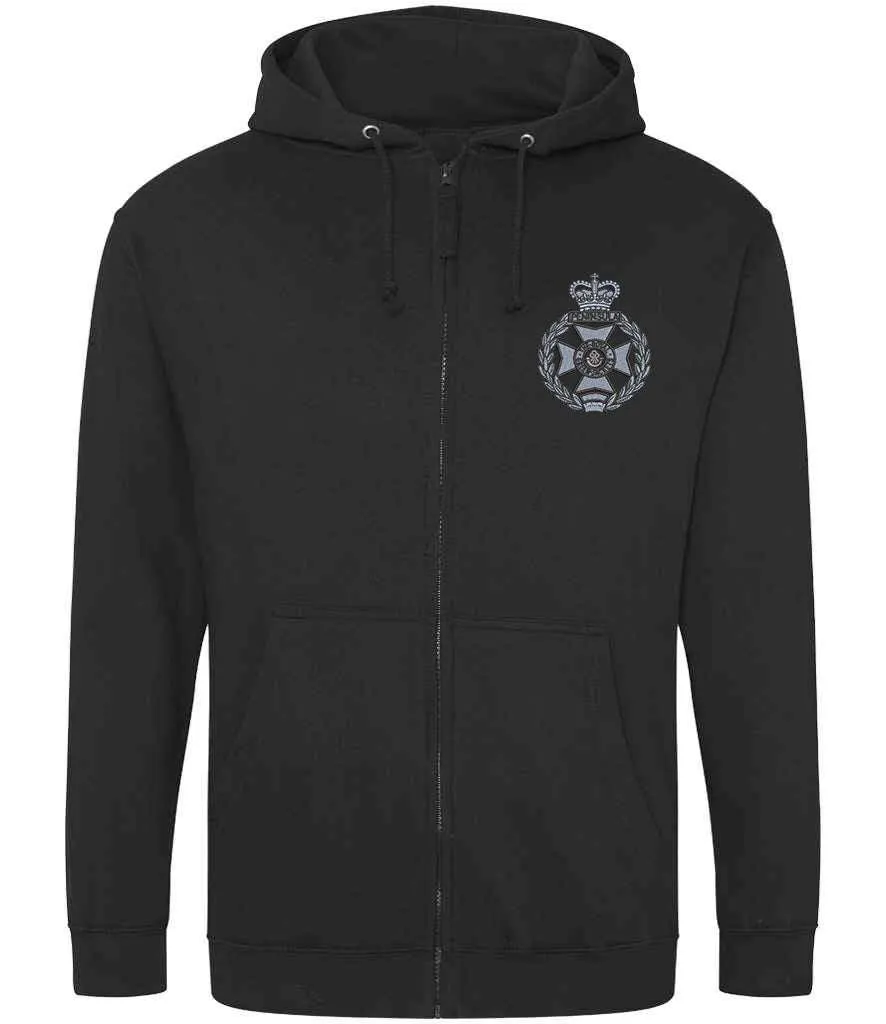 Royal Green Jackets Zipped Hoodie