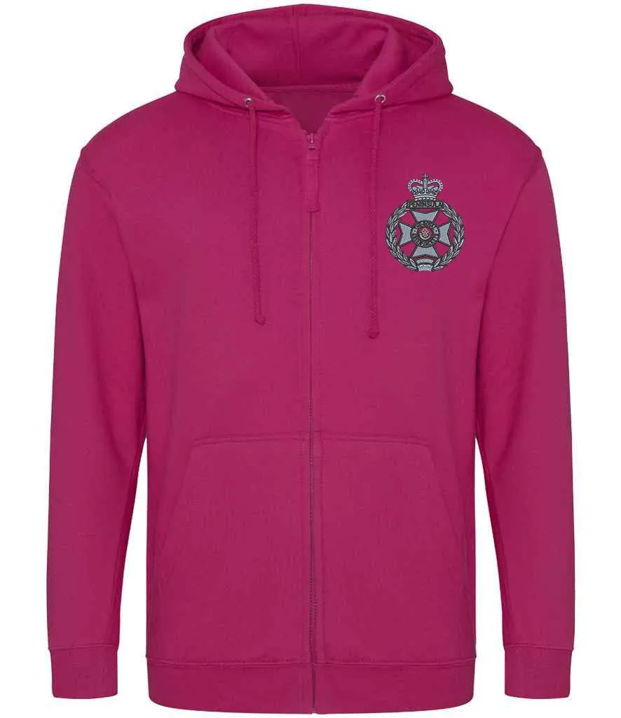 Royal Green Jackets Zipped Hoodie