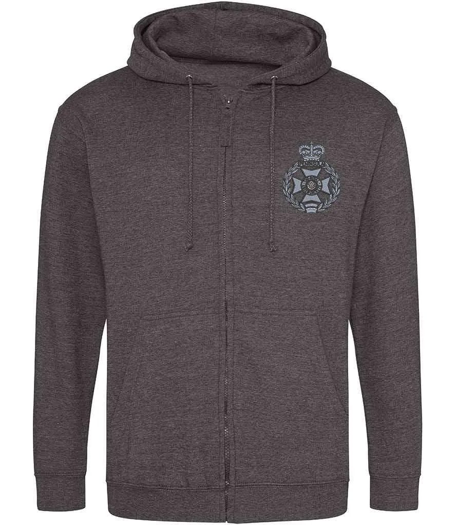 Royal Green Jackets Zipped Hoodie