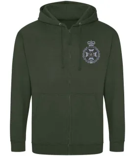 Royal Green Jackets Zipped Hoodie