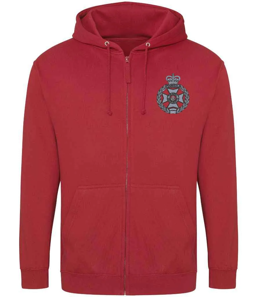Royal Green Jackets Zipped Hoodie