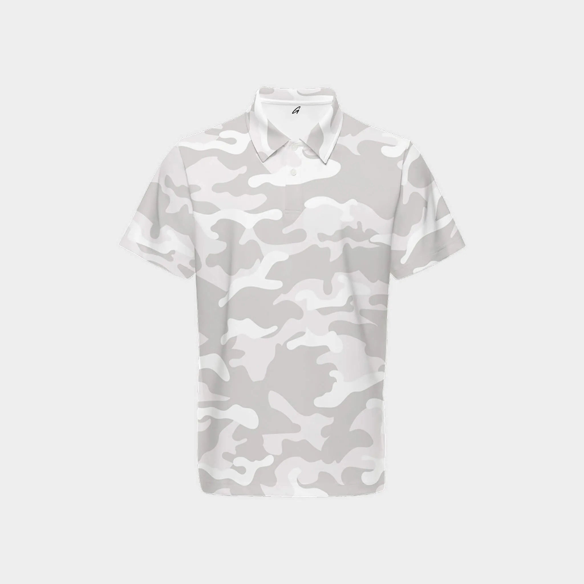 Snow Camo Men's Performance Golf Polo