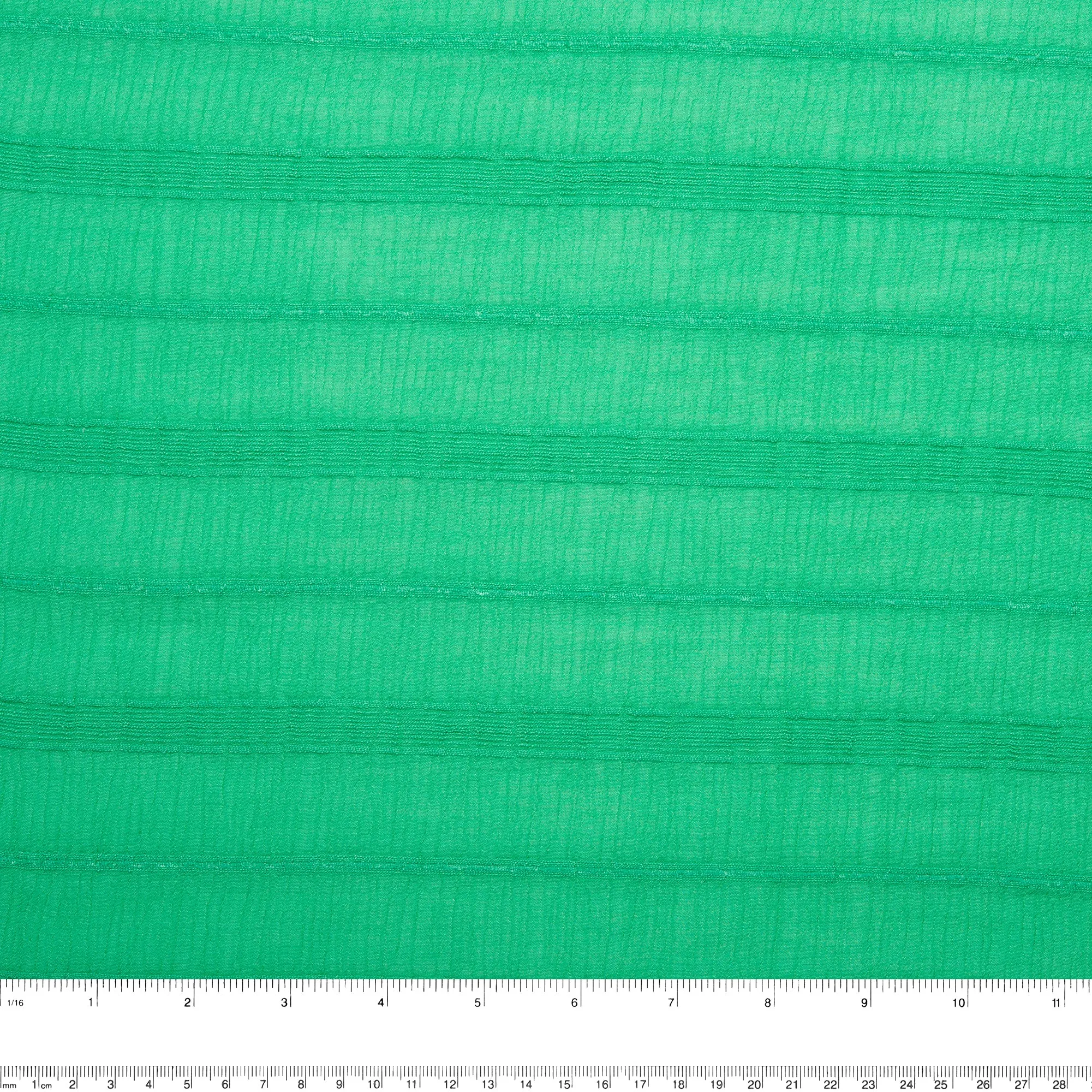 Striped Rayon Jacquard - COSTA - Green