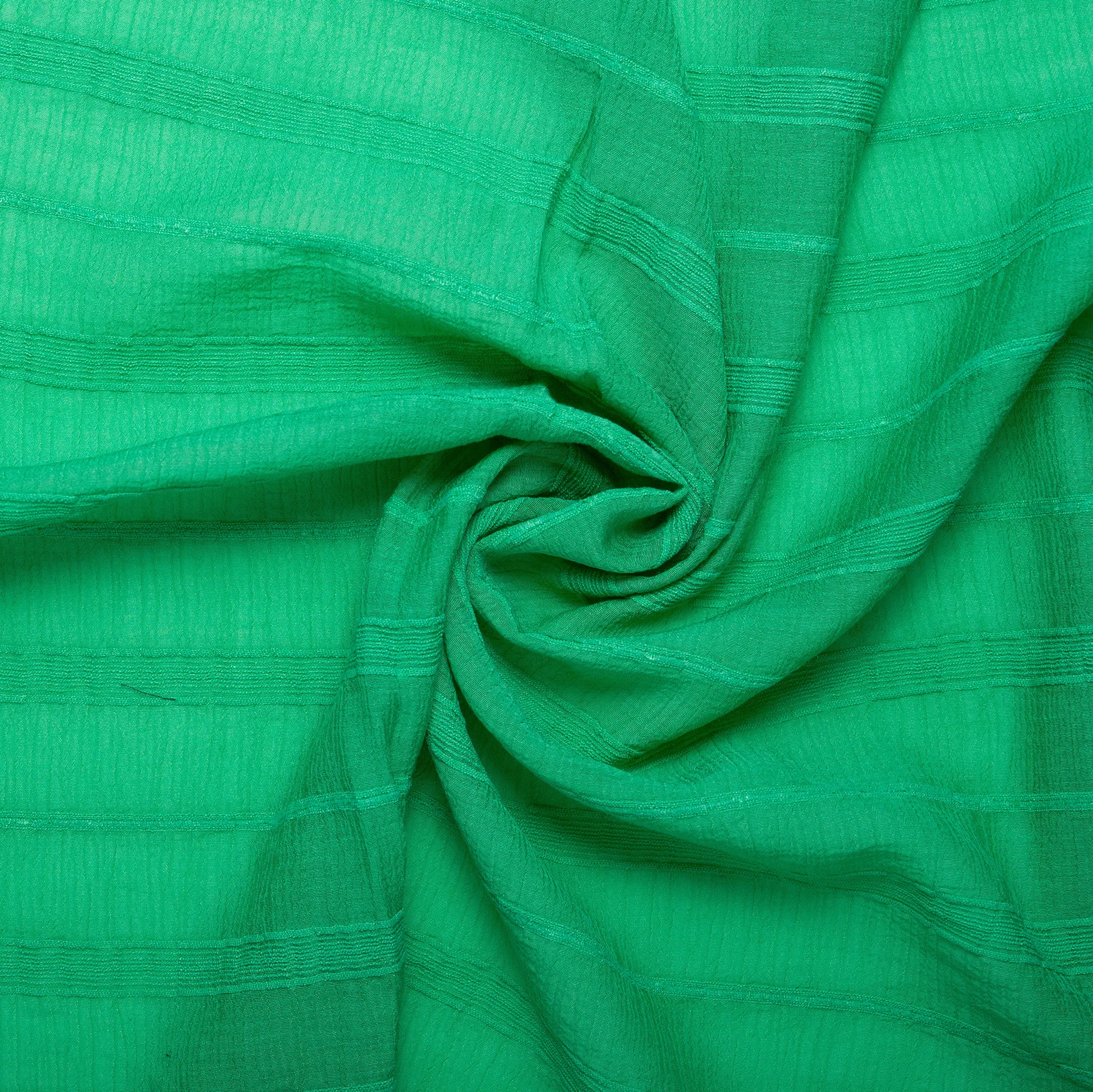 Striped Rayon Jacquard - COSTA - Green