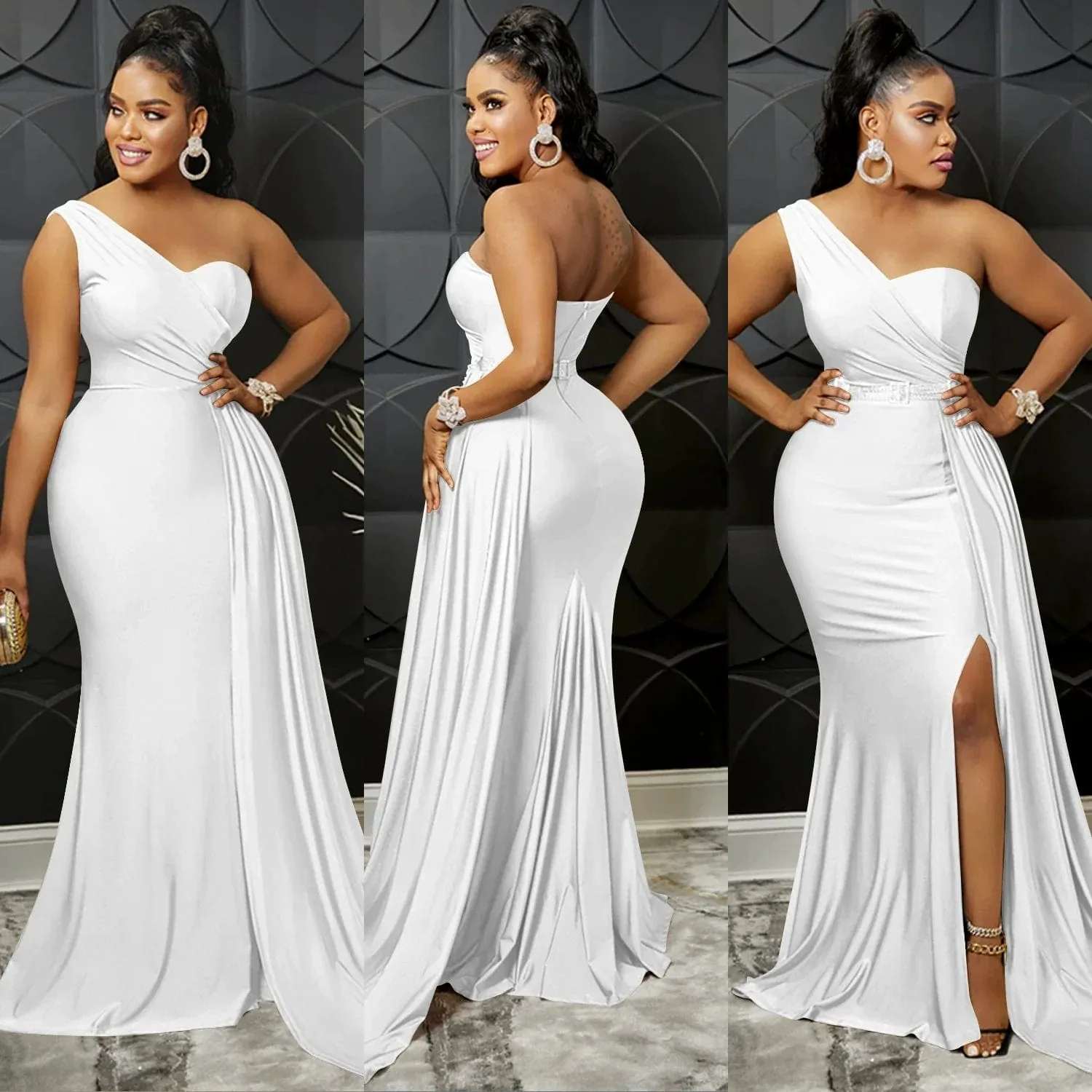 WOMEN'S African Style formal  Pleated Dress African Style formal Pleated Dress