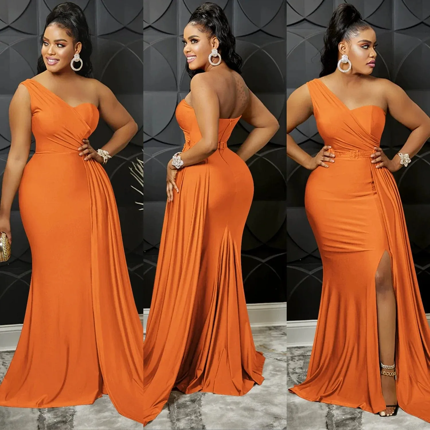 WOMEN'S African Style formal  Pleated Dress African Style formal Pleated Dress