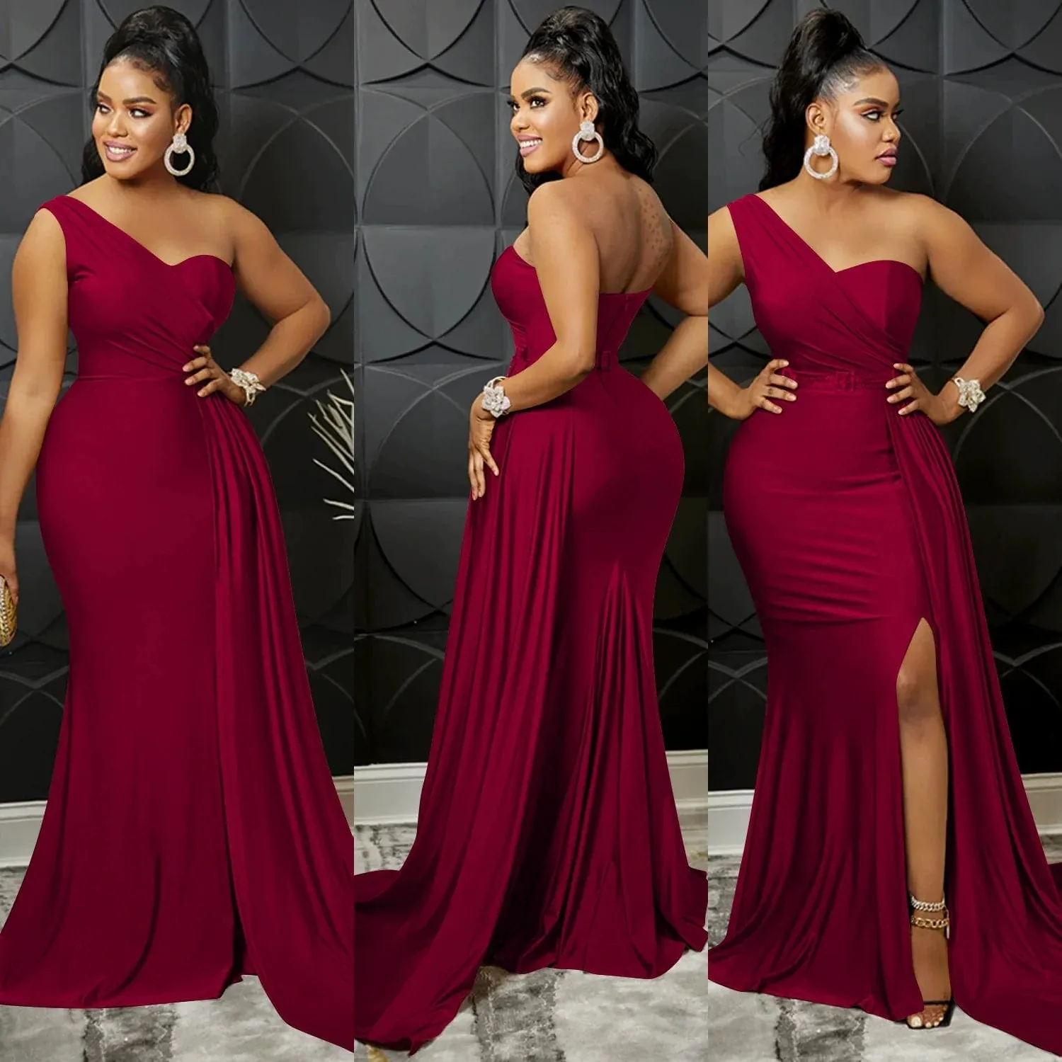WOMEN'S African Style formal  Pleated Dress African Style formal Pleated Dress