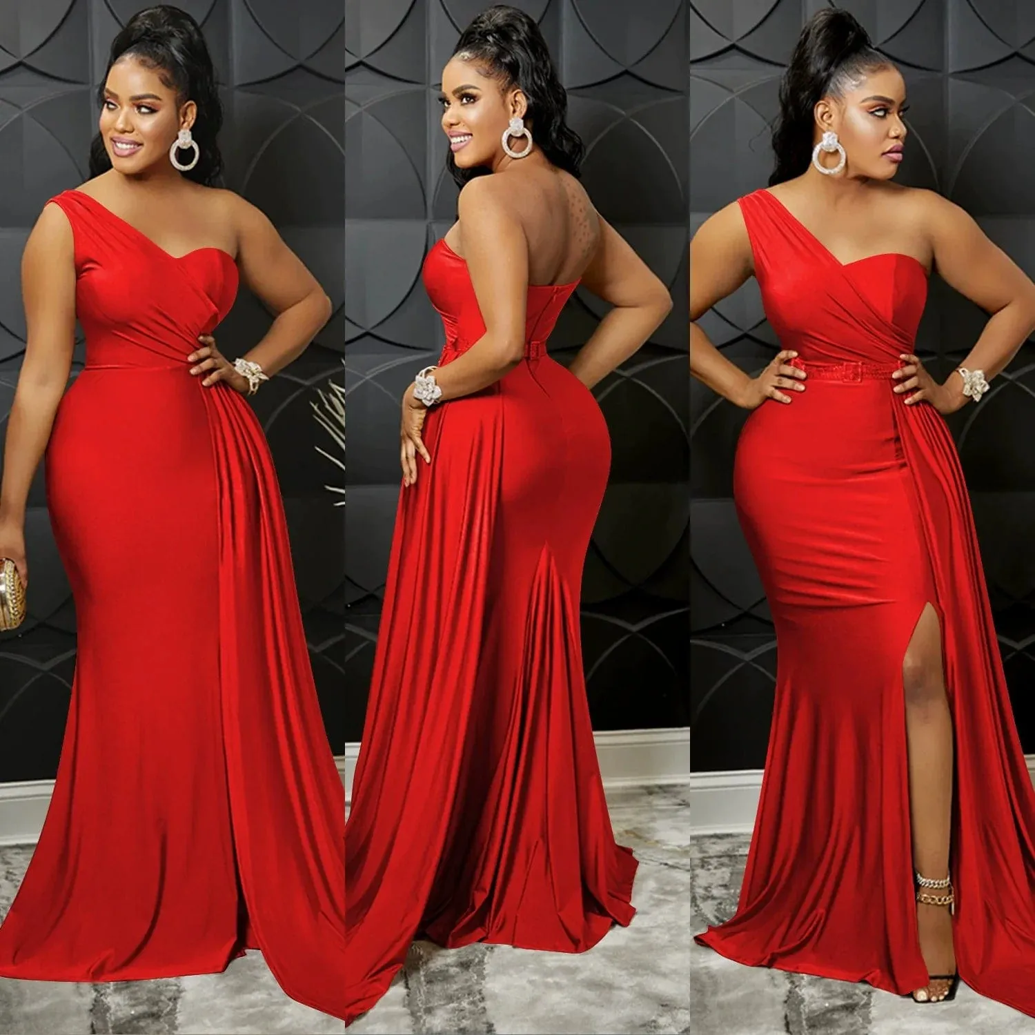 WOMEN'S African Style formal  Pleated Dress African Style formal Pleated Dress
