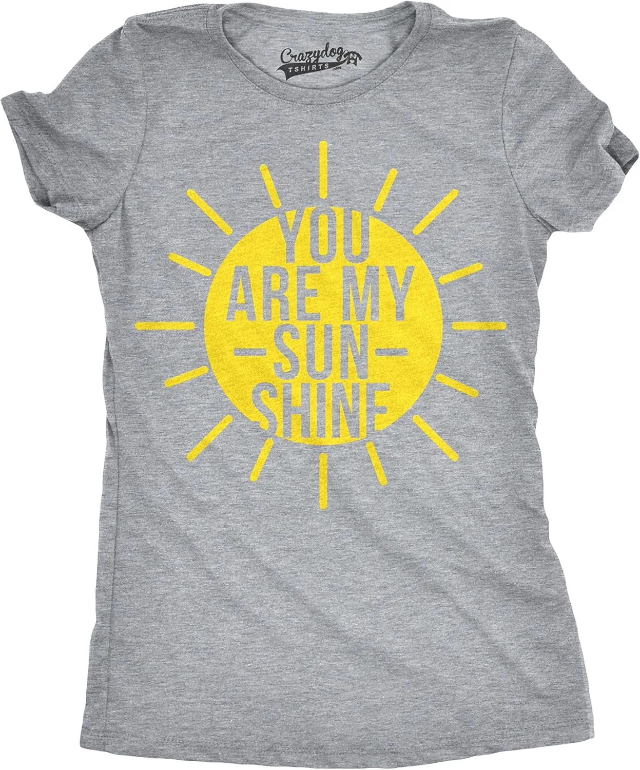 Womens You are My Sunshine T Shirt Funny Summer Tee Cute Adorable Graphic Tee